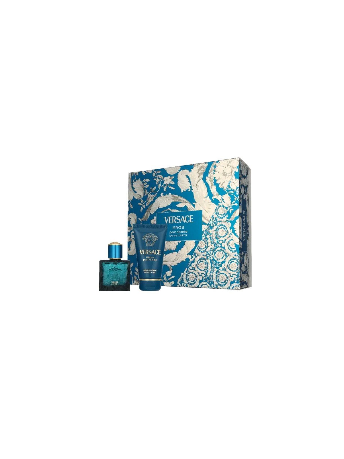 Versace Eros Gift Set eau de toilette 30ml e Gel Doccia 50ml Eros uomo