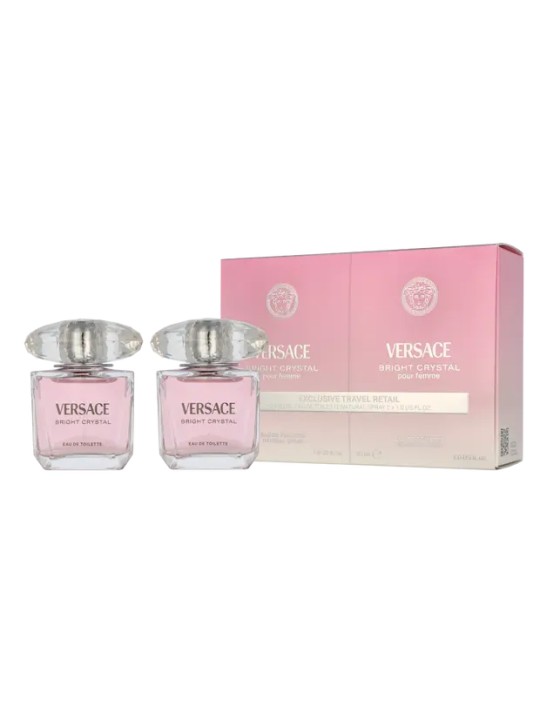 Versace Bright Crystal Gift set eau de toilette 2 x 30ml donna