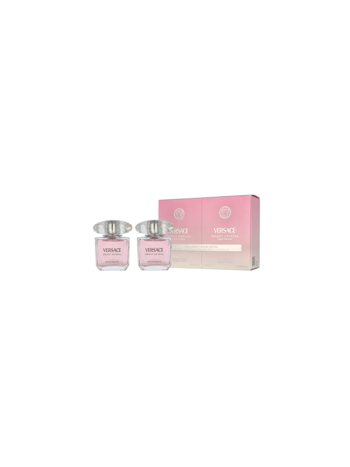 Versace Bright Crystal Gift set eau de toilette 2 x 30ml donna