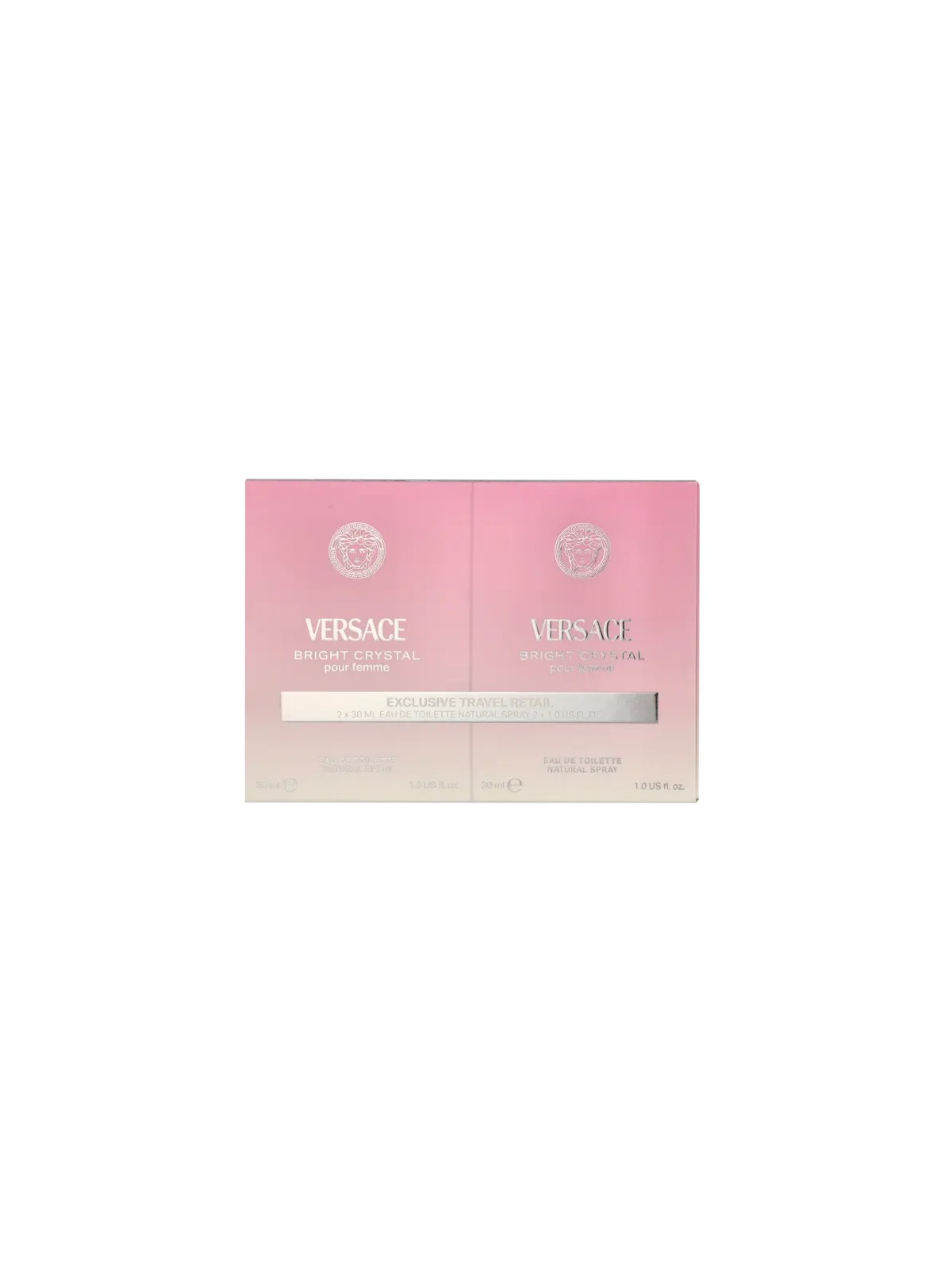 Versace Bright Crystal Gift set eau de toilette 2 x 30ml donna