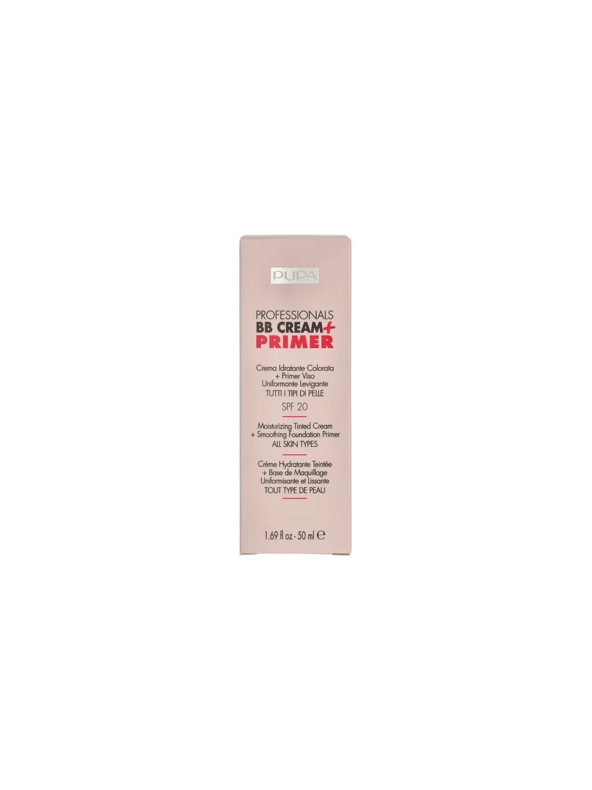 Pupa Pupa Professionals BB Cream  Primer SPF20 donna 50ml Numero 002 Sand - All Skin Types