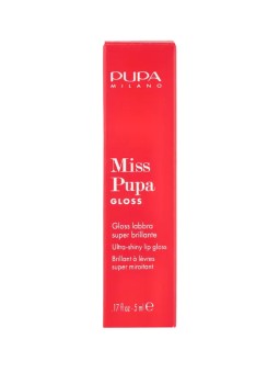 Miss Pupa Ultra-Shine Lip Gloss 201 Tender Apricot 5ml