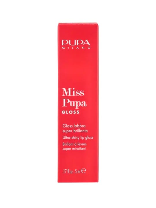 Miss Pupa Ultra-Shine Lip Gloss 201 Tender Apricot 5ml