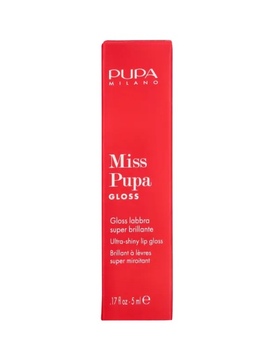 Pupa Miss Pupa Ultra-Shine Lip Gloss 5ml Numero 100 Crystal Glass