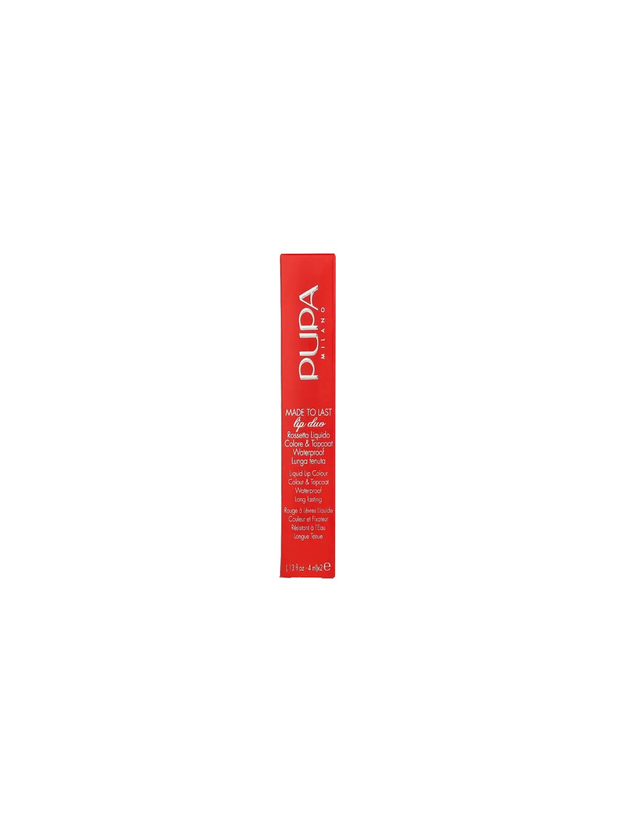 Pupa Lungo Colore Labbra Liquido 2 x 4 ml donna 018 Imperial Red