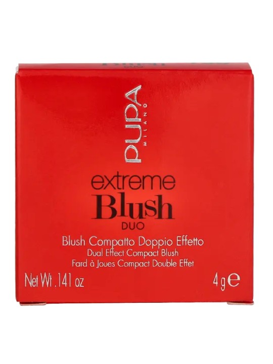 Pupa Extreme Blush DUO Fard in polvere 4 g 130 Matt Salmon Radiant Peach donna