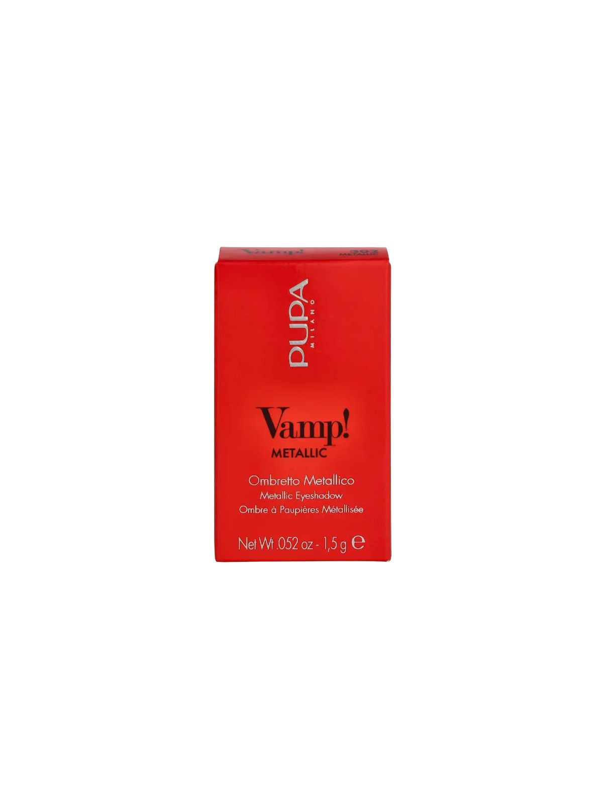 Pupa Vamp! Metallic Eyeshadow n.302 Pure Silver 5ml