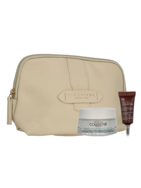 Collistar ATTIVI PURI HYALURONIC CASE 3 pz Aquagel facial 50 ml + Contorno de ojos 5 ml + Neceser 1 u unisex