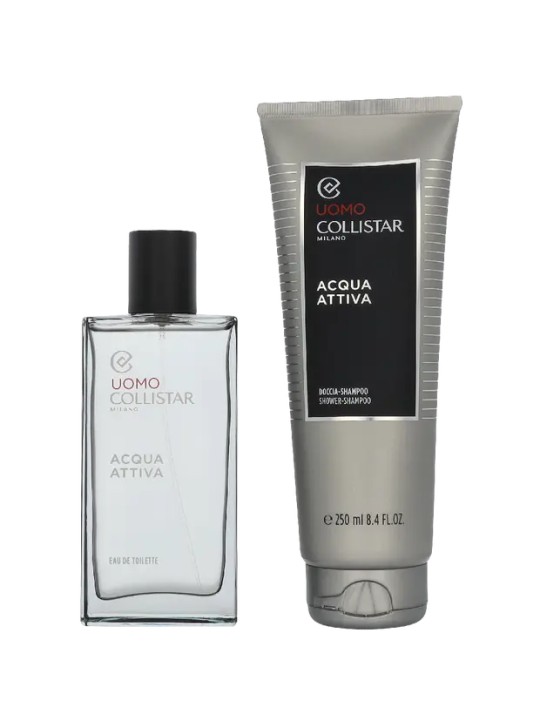 Collistar SET Xmas 2025 Uomo Acqua Attiva eau de toilette spray 100ml + Shampoo Doccia 250ml