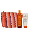 Collistar Sun Giftset Super Tanning Dry Oil Spf6 200ml After-Sun Balm 100ml Pouch 295,7ml
