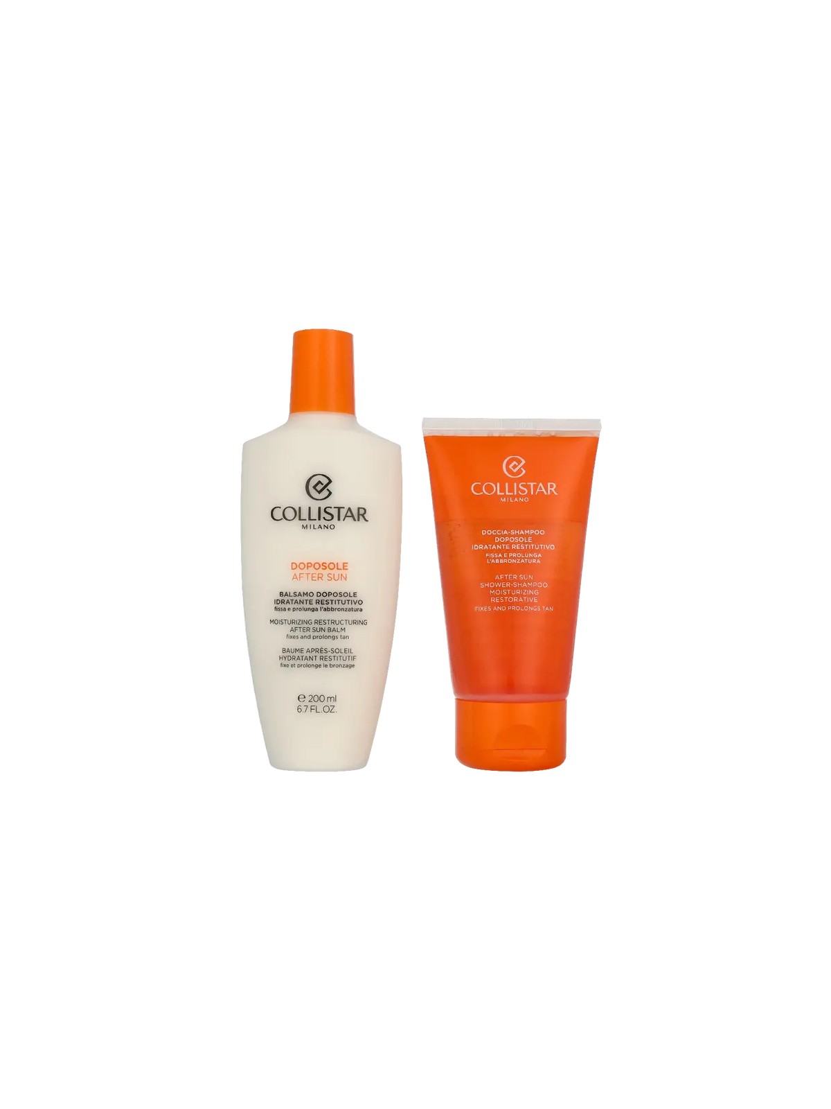 Collistar Sun Giftset After-Sun Conditioner 200ml After-Sun Shower-Shampoo 150ml 300ml