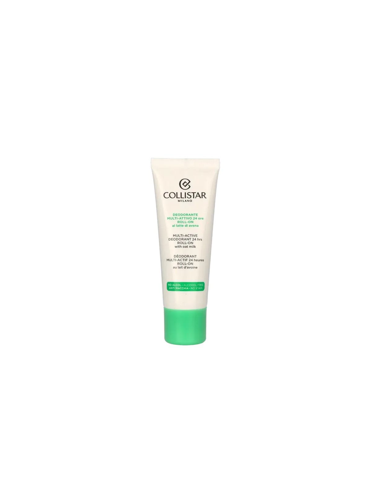 Collistar Multi-Active Deo 24H Roll On donna 75ml Alcohol Free - With Oat Milk