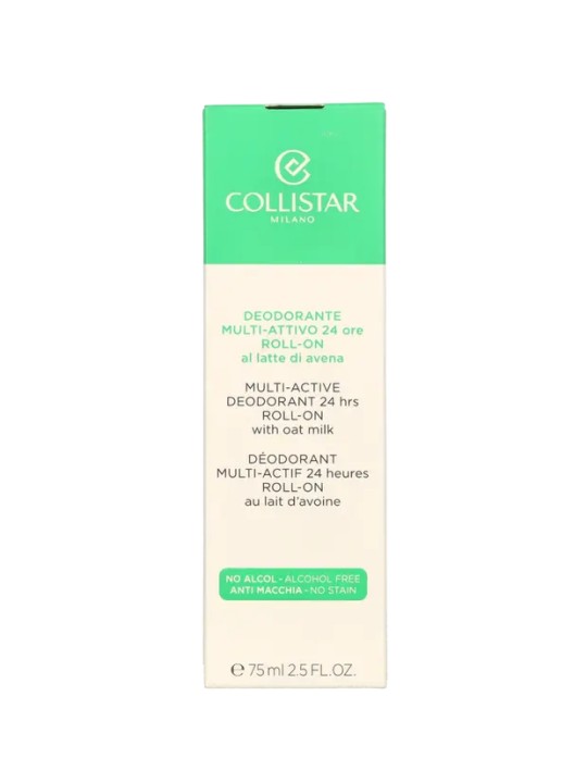 Collistar Multi-Active Deo 24H Roll On donna 75ml Alcohol Free - With Oat Milk