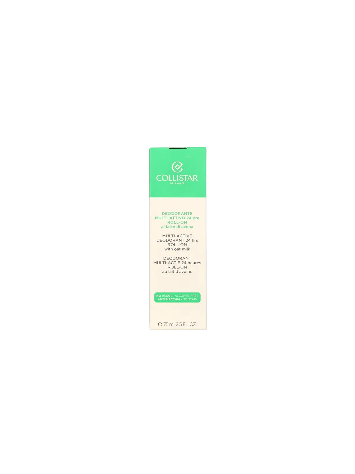 Collistar Multi-Active Deo 24H Roll On donna 75ml Alcohol Free - With Oat Milk