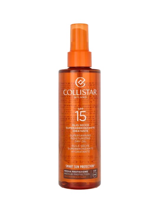 Collistar Supertanning Dry Oil SPF15 donna 200ml Moisturizing Dry Oil