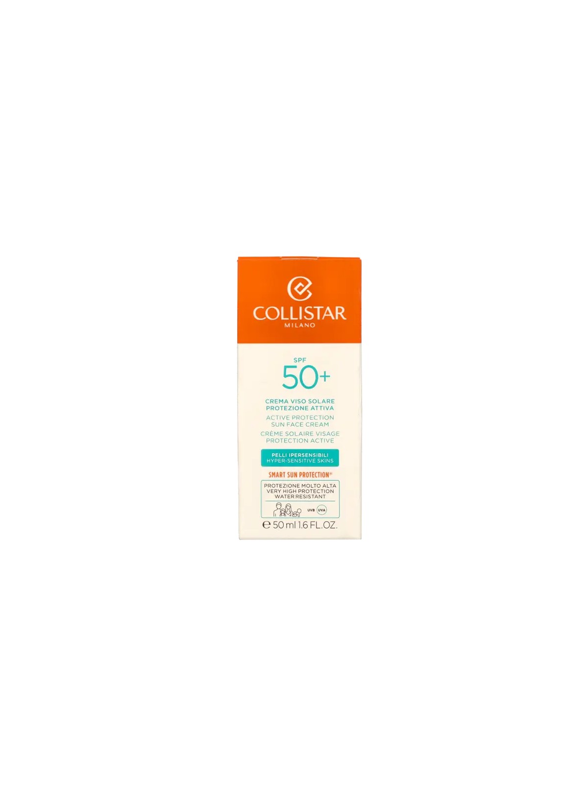 Crema viso solare attiva SPF50 Collistar 50ml
