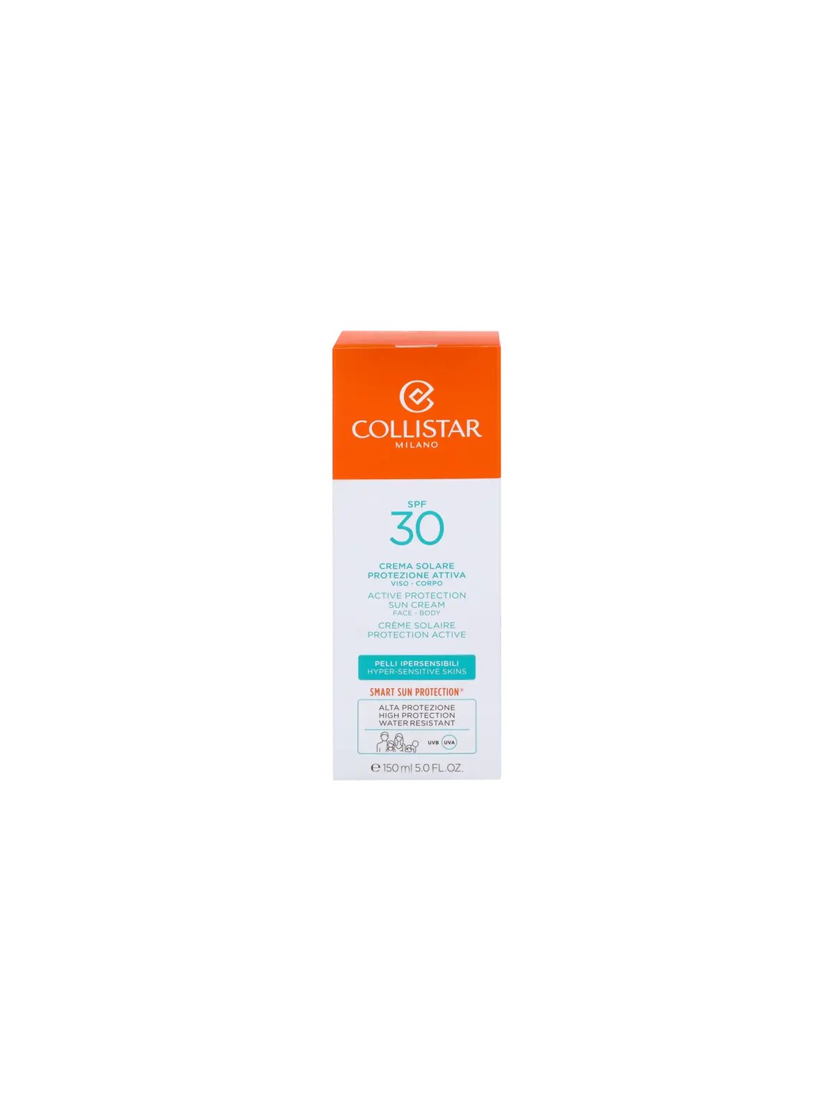 Crema solare attiva viso-corpo SPF30 Collistar 150ml