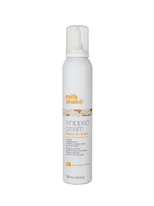 Milkshake Whipped Cream Milk Proteins Balsamo in schiuma senza risciacquo per capelli idratante 200ml