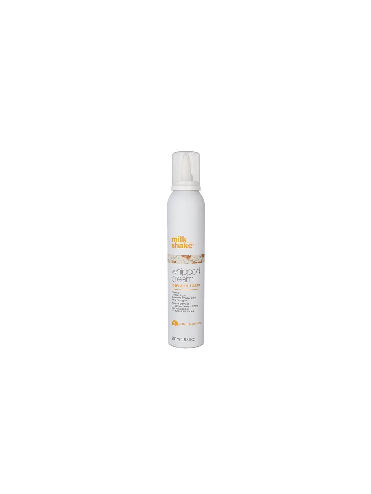 Milkshake Whipped Cream Milk Proteins Balsamo in schiuma senza risciacquo per capelli idratante 200ml