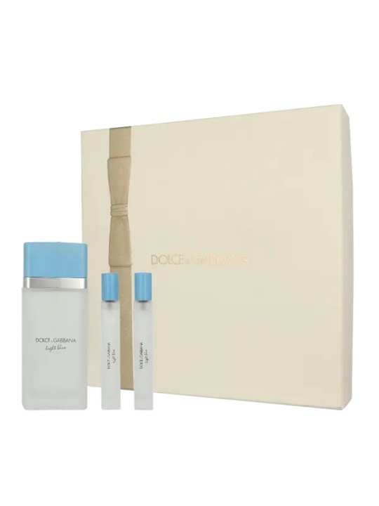 Dolce & Gabbana Light Blue EDT 100ml + 2 x EDT MINl donna