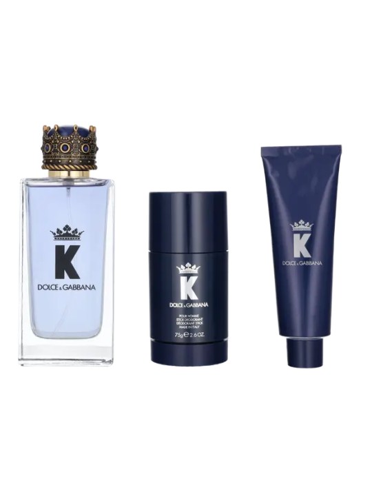 Dolce & Gabbana K Giftset eau de toilette Spray 100 ml Shower Gel 50 ml Deo Stick 75 ml 30ml