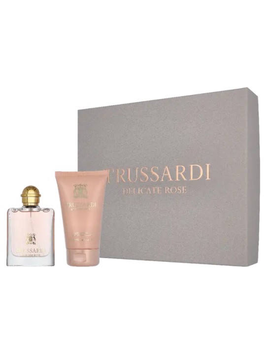 Trussardi Delicate Rose Urban Giftset eau de toilette Spray 50ml Body Lotion 100ml 100ml