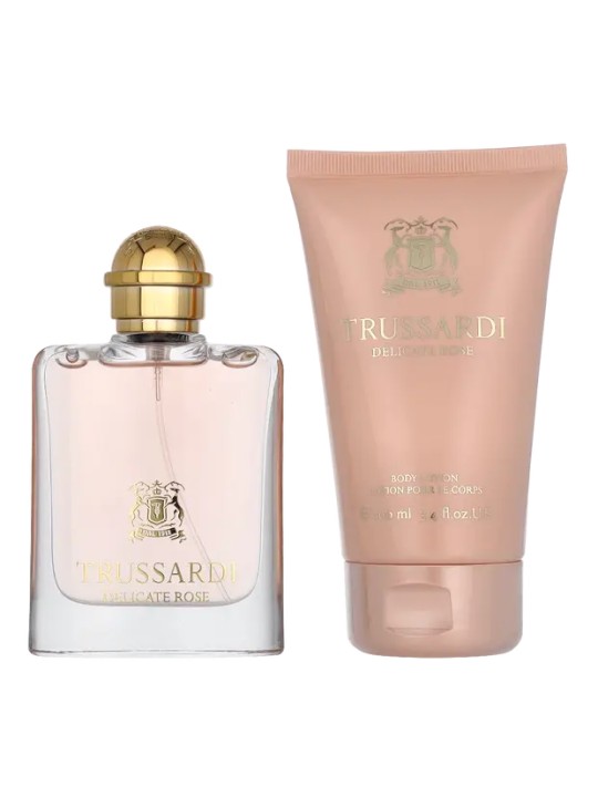 Trussardi Delicate Rose Urban Giftset eau de toilette Spray 50ml Body Lotion 100ml 100ml