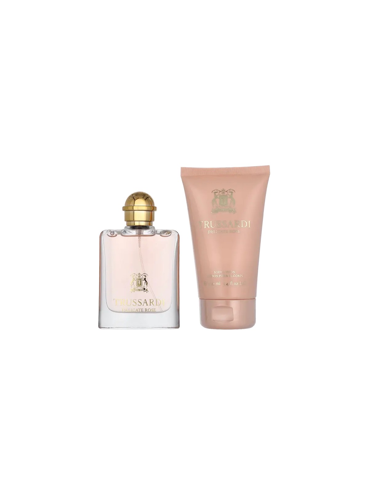 Trussardi Delicate Rose Urban Giftset eau de toilette Spray 50ml Body Lotion 100ml 100ml