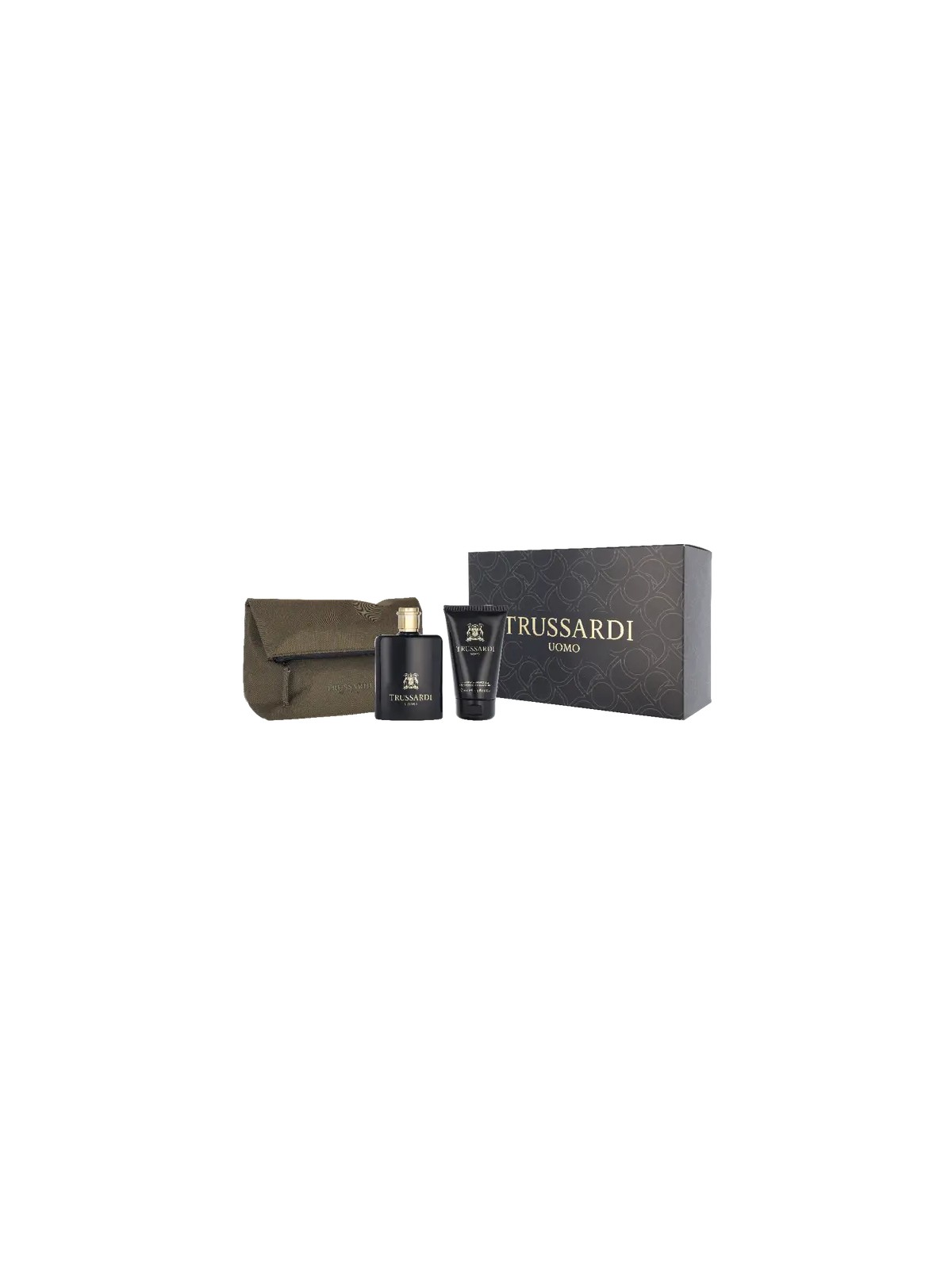 Trussardi Uomo Contemporary  Giftset eau de toilette Spray 100ml Shampoo & Shower Gel 100ml Beauty Bag 175ml