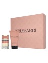 Trussardi New Feminine Contemporary Giftset eau de parfum Spray 60ml Body Emulsion 100ml 450ml