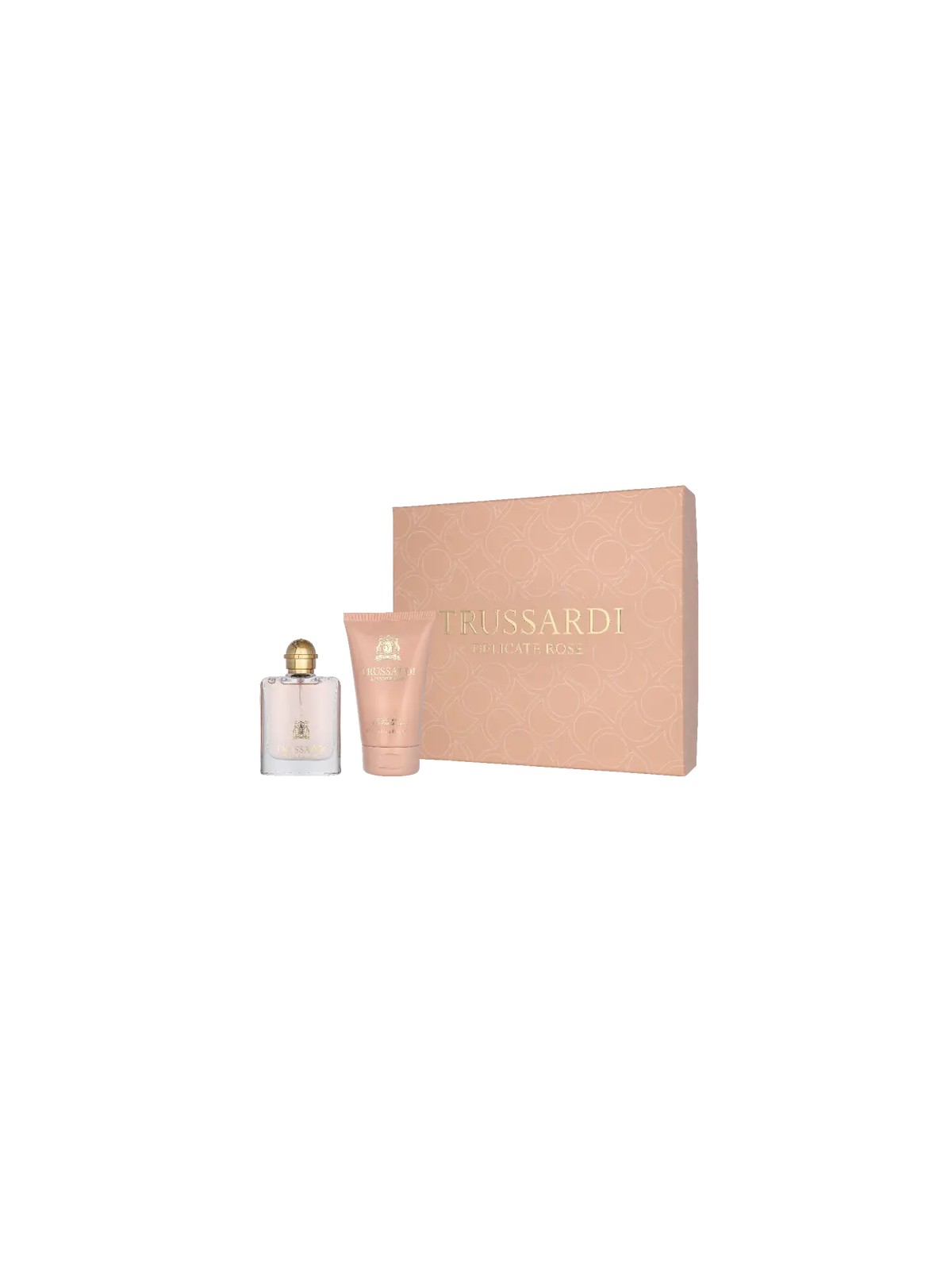 Trussardi Delicate Rose Contemporary Giftset eau de toilette Spray 50ml Body Lotion 100ml 100ml
