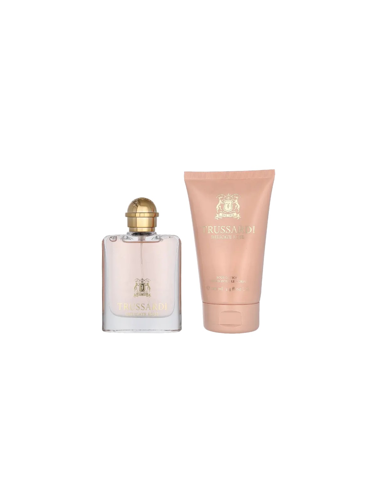 Trussardi Delicate Rose Contemporary Giftset eau de toilette Spray 50ml Body Lotion 100ml 100ml