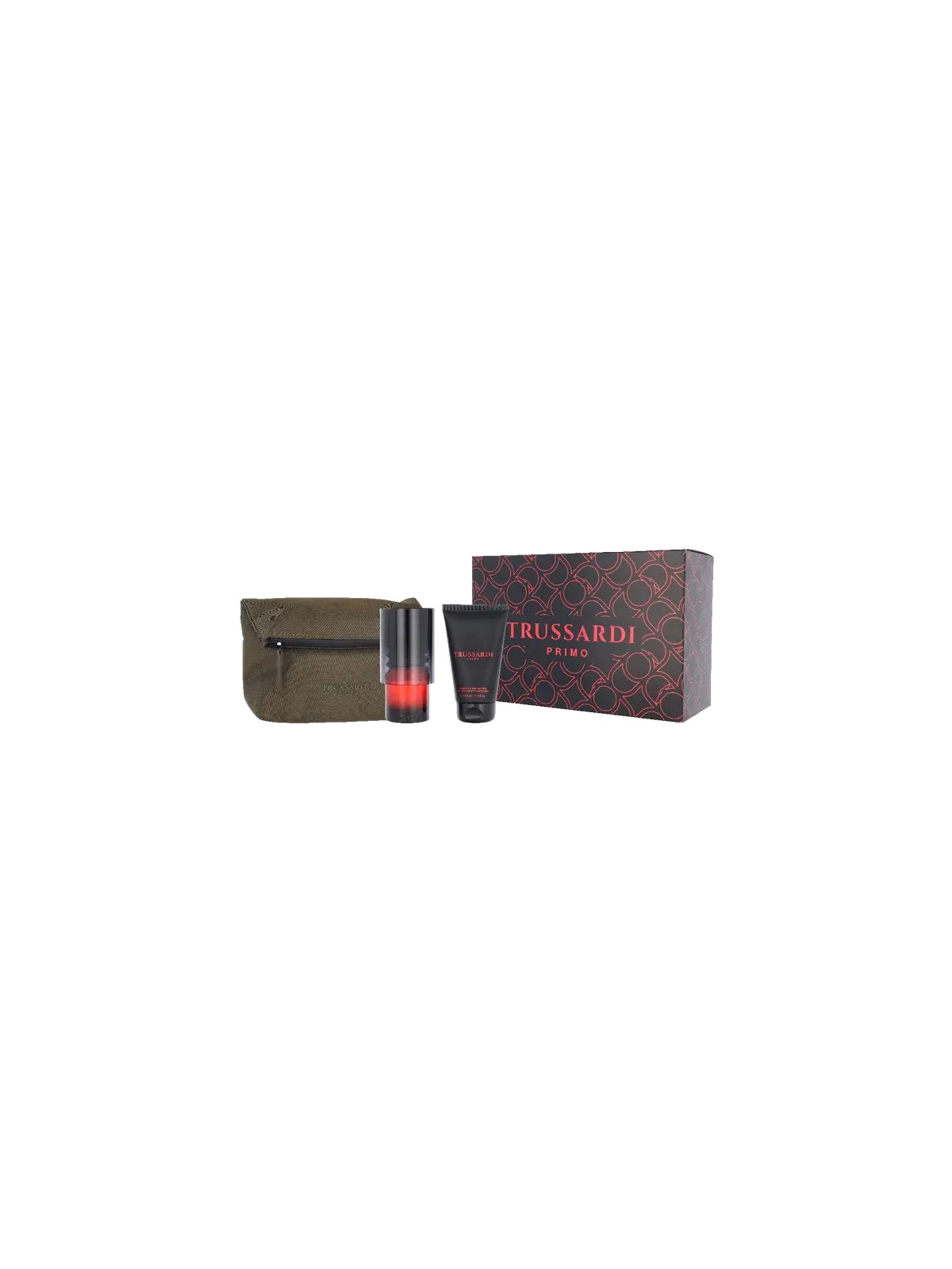 Trussardi Primo Contemporary Giftset eau de parfum Spray 100ml Box Shampoo & Shower Gel 100ml Beauty Bag 100ml