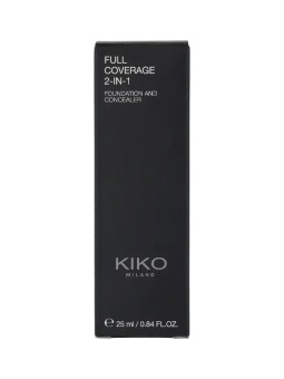 Kiko Milano Full Coverage 2 In 1 Foundation & Concealer N01 6,5ml