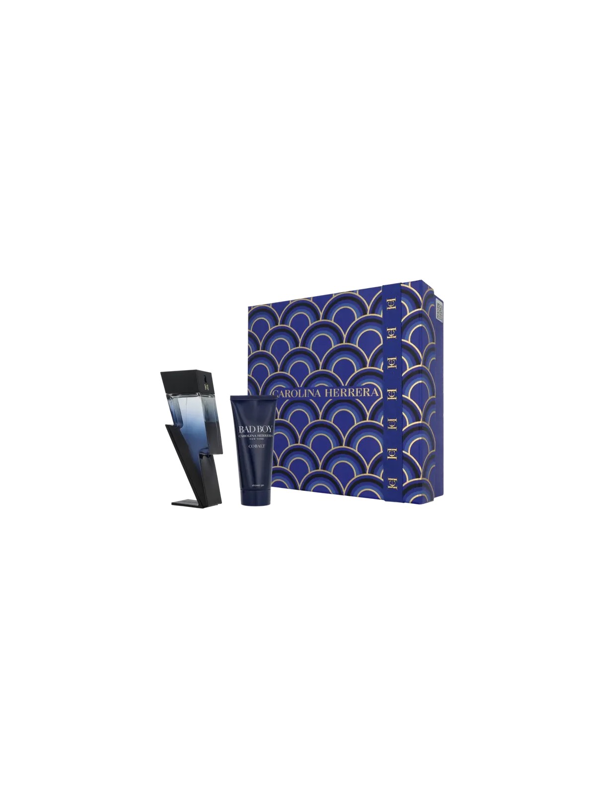 Carolina Herrera Bad Boy Cobalt Giftset eau de parfum Electrique Spray 100ml Shower Gel 100ml 18ml