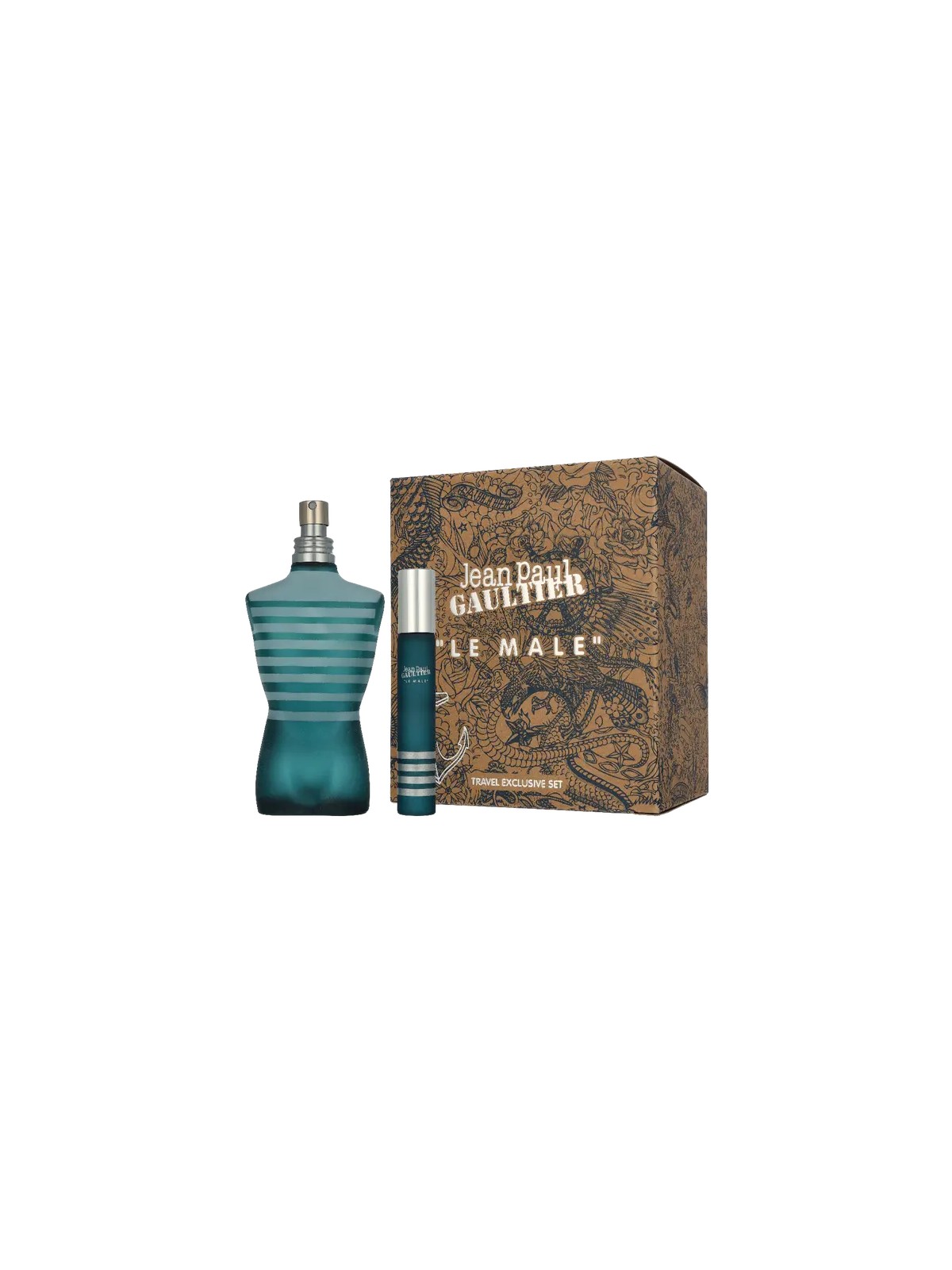 Jean Paul Gaultier Le Male Set regalo eau de toilette 125ml e eau de toilette 20ml uomo