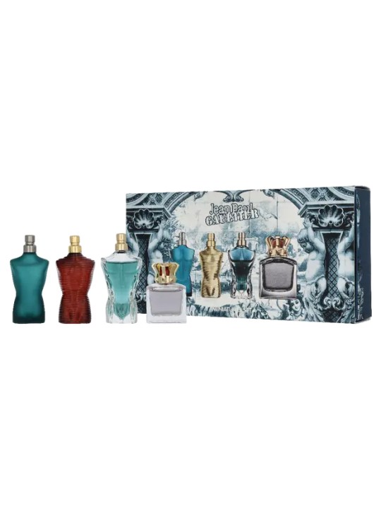 J.P. Gaultier Classique Miniatures Set Le Male eau de toilette Spray 7ml Scandal eau de toilette Spray 7ml Le Male Elixir Spray