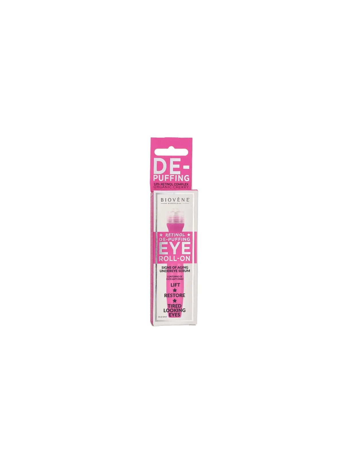 Biovene De-Puffing Eye Roll-On Device Organic Cherry 10ml