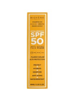 Biovène Fluido viso anti-età all'acido ialuronico SPF50 40ml donna