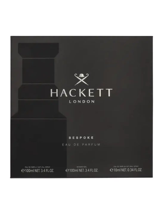 Hackett Bespoke Giftset eau de parfum Spray 100 ml Showergel 100 ml Travel Spray 10 ml 110ml