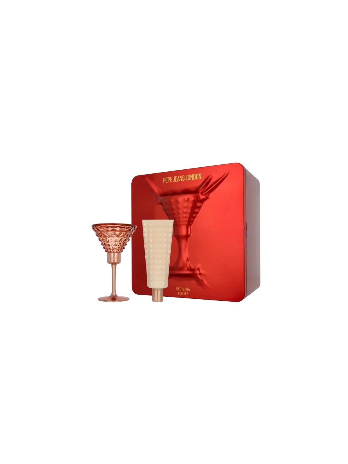 Pepe Jeans Life is Now For Her Giftset eau de parfum Spray 80ml Body Lotion 80ml 180ml