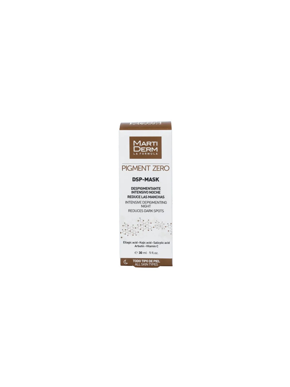 Martiderm DSPMASK maschera intensiva sbiancante notte 30ml unisex