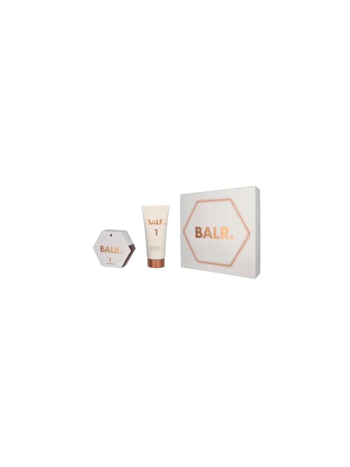 BALR. 1 FOR WOMEN Giftset donna 150ml eau de parfum Spray 50ml-Shower Gel 100ml