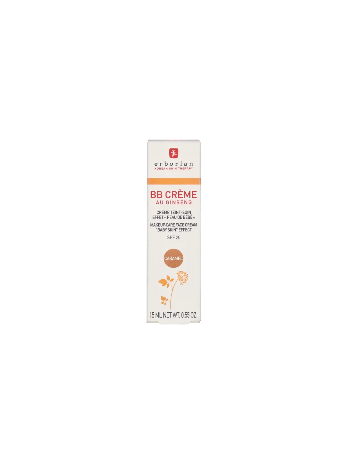 Erborian BB Cream Au Ginseng 5-In-1 Baby Skin Effect SPF20 15ml Caramel