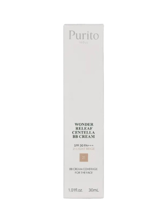 Purito Wonder Releaf Centella BB Cream SPF 30 - BB cream 30ml donna 21 Beige Chiaro