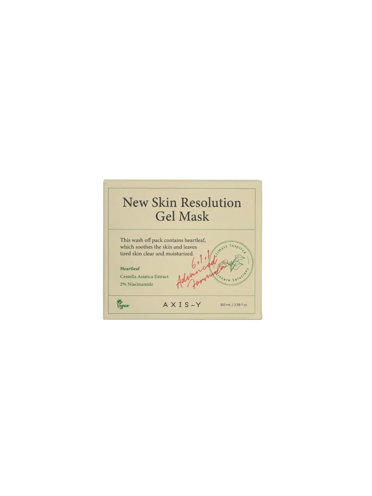 Axis-y NUOVA maschera gel SKIN RESOLUTION 100ml unisex