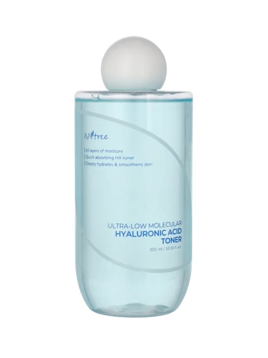 ISNTREE Tonico Acido Ialuronico Ultra Basso, 300ml