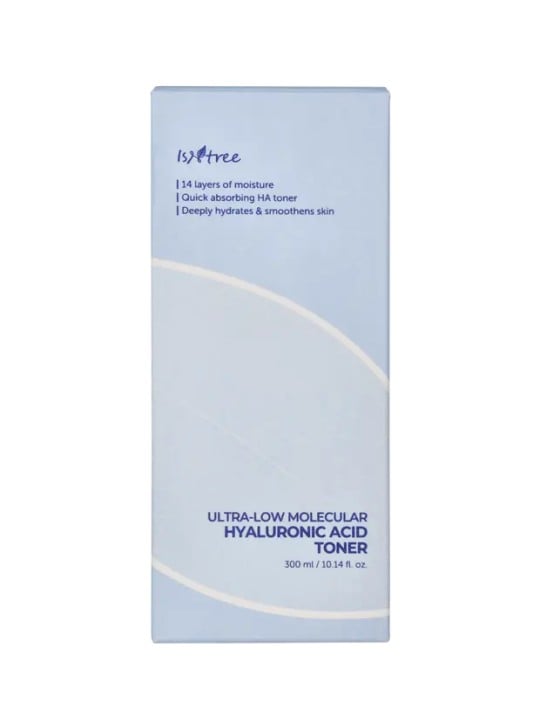 ISNTREE Tonico Acido Ialuronico Ultra Basso, 300ml