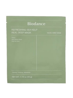 Biodance Refreshing Sea Kelp Real Deep Mask - Maschera viso lenitiva 34.0g donna