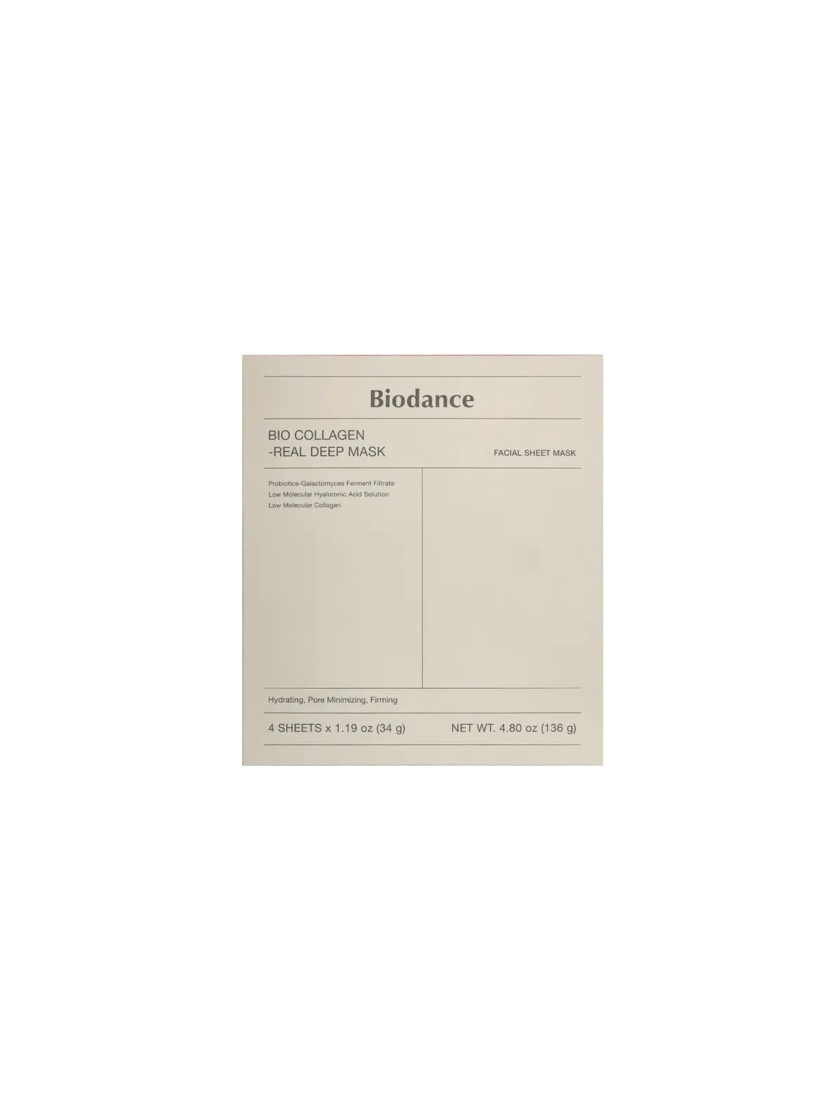 Maschera BIODANCE Bio-Collagen 34g